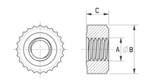 Knurled nut [141]