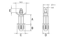 PCB spacer [270-1]