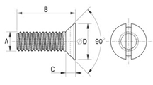 Countersunk screw [906]